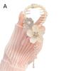 Elegant Flower Faux Pearl Tassel Hair Claw Shining Rhinestone Hair Clip Women Hair Barrette Girl Bun Hair Holder Fringe Hairpin Jewelry Hair