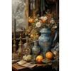 Dark Vintage Still Life Poster Prints For Living Room Home Decor Victorian Retro Flowers Fruits Picture Canvas Painting Wall Art