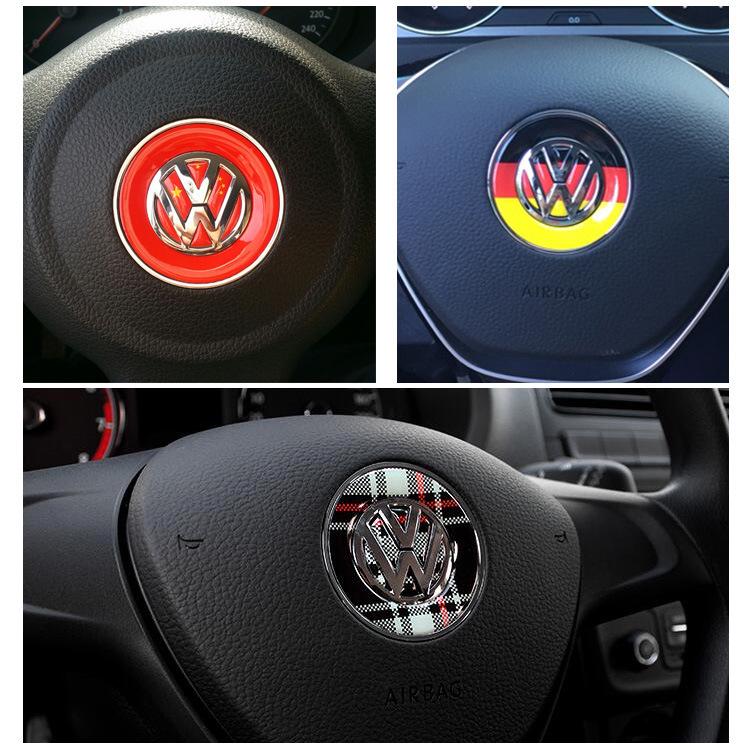 Volkswagen Německo Dekorativní nálepka na volant pro Teramont, Lamando, Lavida, Bora, Magotan, Tiguan L