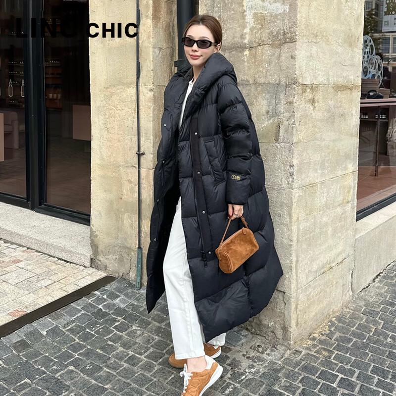 Jinyujie Women's Long Thick Down Puffer Coat Y24808198