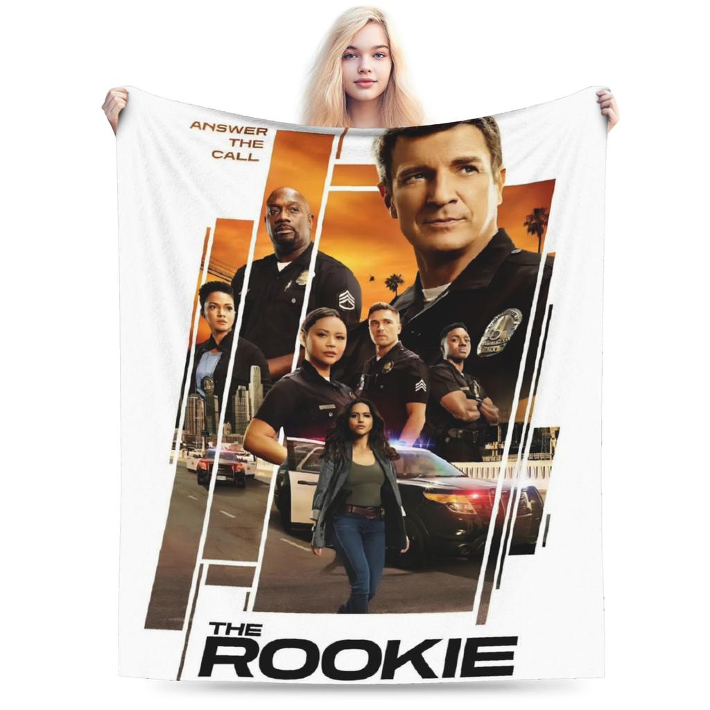Coperte in pile per la serie TV The Rookie Coperte Morbidissime Rilassanti per Biancheria da Letto Biancheria da Letto Coperte