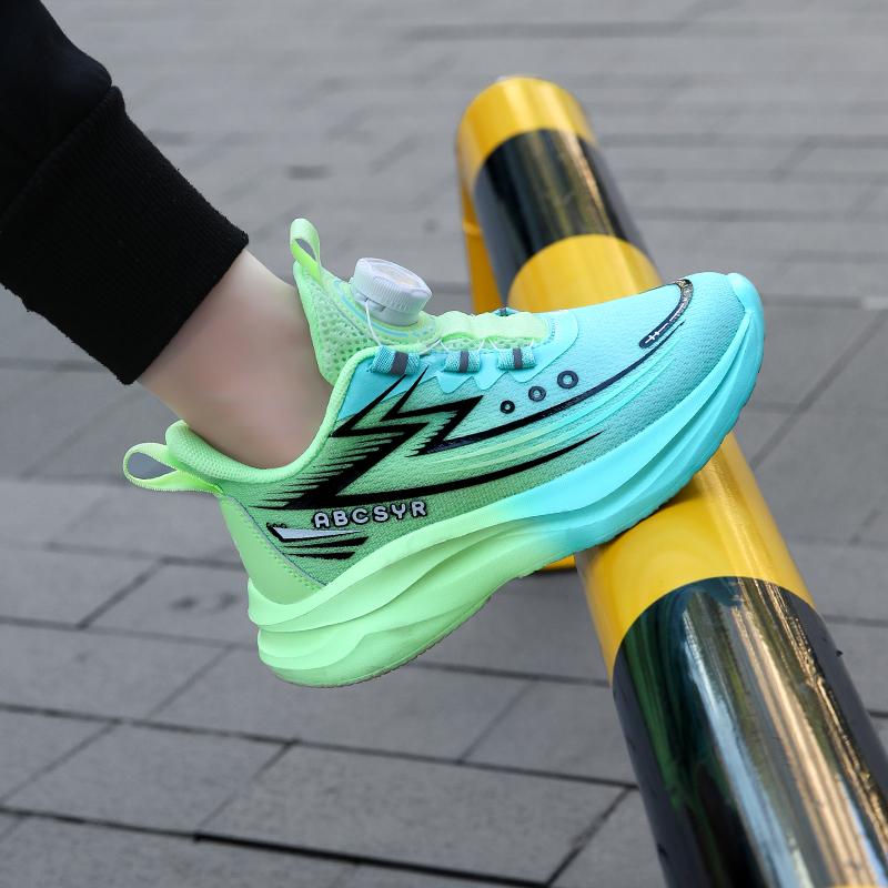 Kid Sneakers Boys Girls Soft Soled Non Slip Stay Warm Casual Shoes Student Runn Shoes Children School Knob Buckle Training Shoes