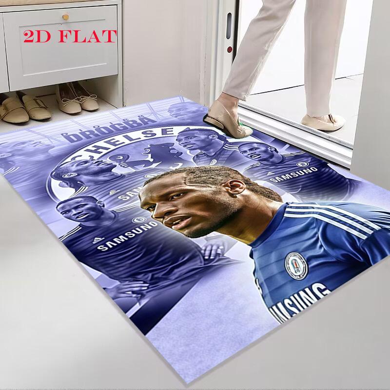 Chelsea FC Team Teppich für Wohnzimmer Schlafzimmer Zuhause Sofa Dekoration, Kinder Spiel rutschfeste Bodenmatte