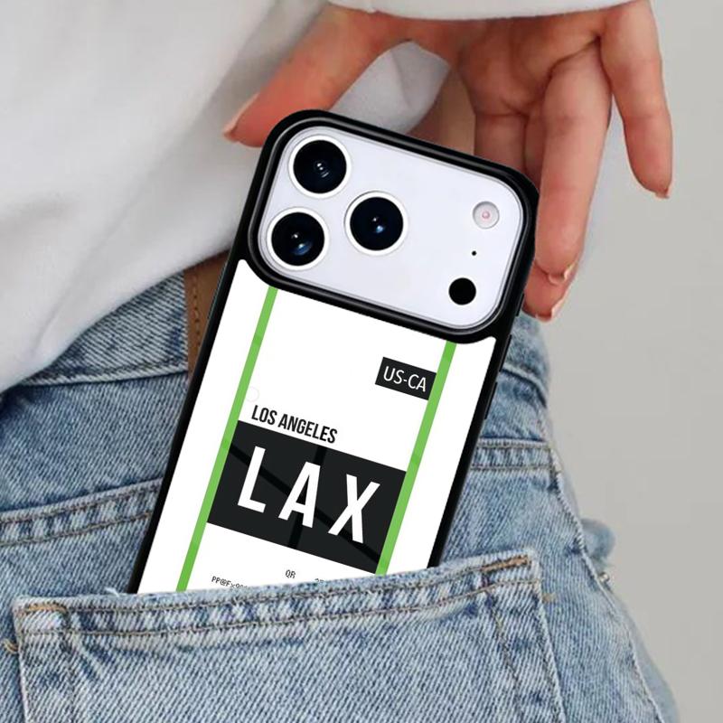 Ins Travel Label Country Customer Phone Case for iPhone 16e 15 14 13 12 17 Pro Max Plus Air 17pro Cover Coque