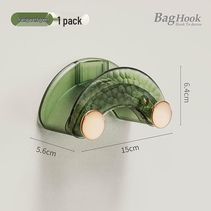 

Weijian Arc Hook Stylish Hanging Organizer for Office & Home – Bag, Earphone & Sundries Holder, No-Drill Shelf