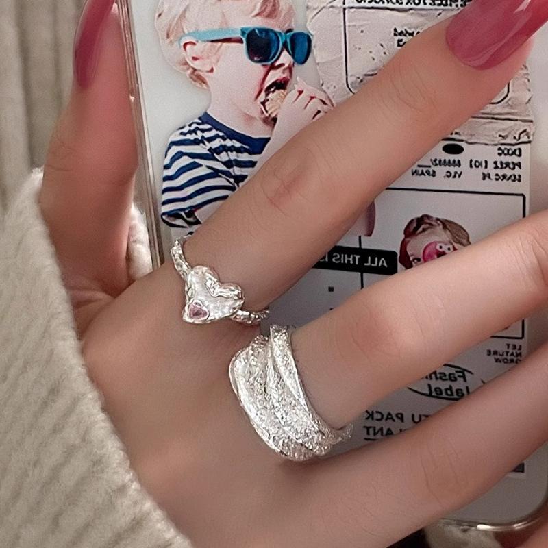 Textured Unique Design Ring For Women In Geometric Style Perfect For Fashion Looks Forward