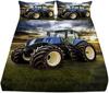 3D Tractor Hoeslaken Kinderen Landbouwmachines Vrachtwagens Beddengoedset voor Jongens, Tractoren Voertuigen Hoeslakenset Ademende Bedsprei
