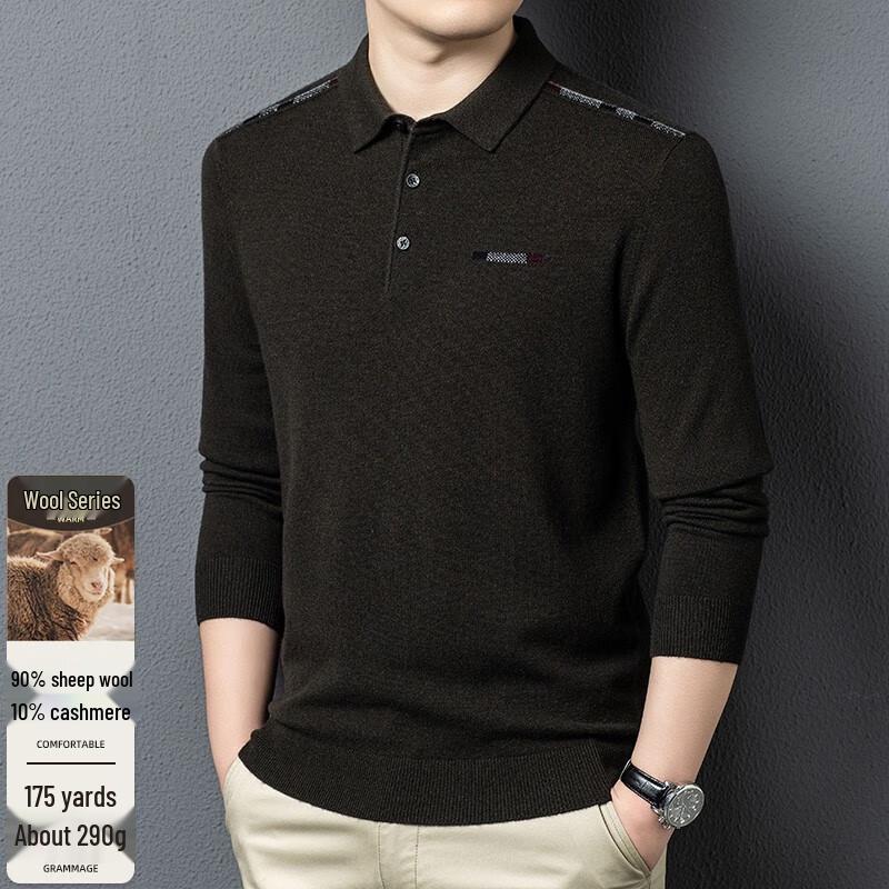 

Men s Premium Merino Wool Cashmere Blend Pullover Sweater L