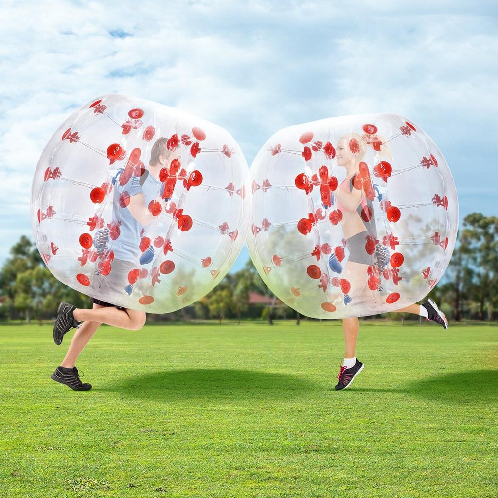 Inflatable Bumper Ball 1-Pack, 4FT/1.2M Body Sumo Zorb Balls for Teen & Adult, 0.8mm Thick PVC Human Hamster Bubble Balls for Outdoor Team Gaming