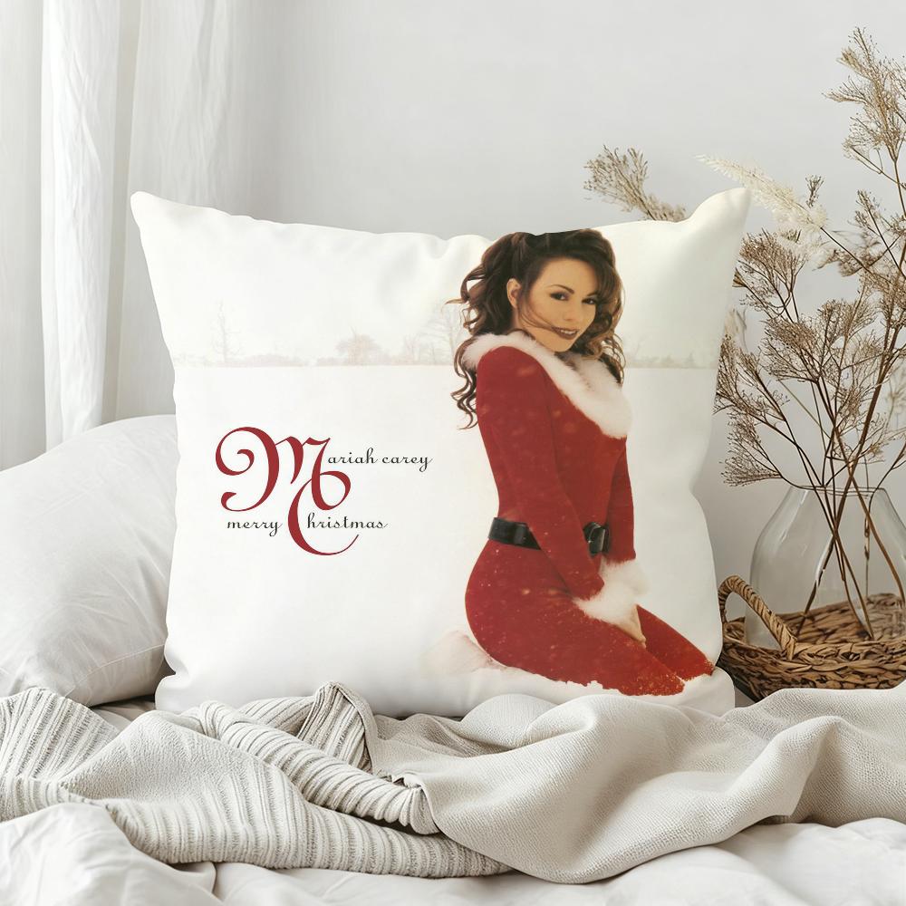 

Classic Singer MMariah Carey Here For It All Pillow Case Bedroom Sofa Living Room Backrest Decoration Square Cushion Nap Time 30x30 cm