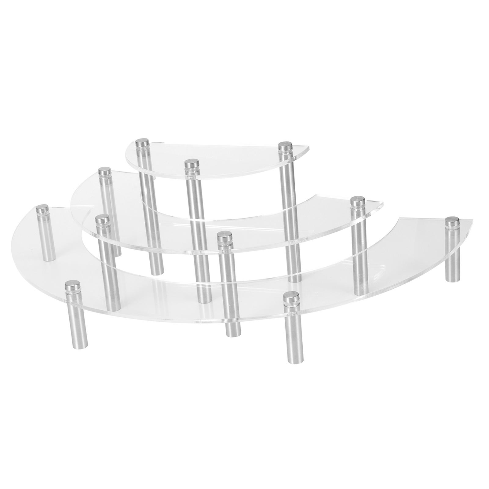 

3 Tier Acrylic Cake Stand Dessert Cupcake Display Rack Holder Wedding Christmas Decorations