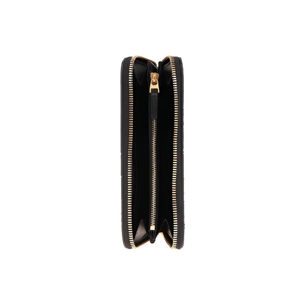 Bottega Veneta Woven Leather Clutch Wallet Women Wallet Black 608053-VCPP2-8425