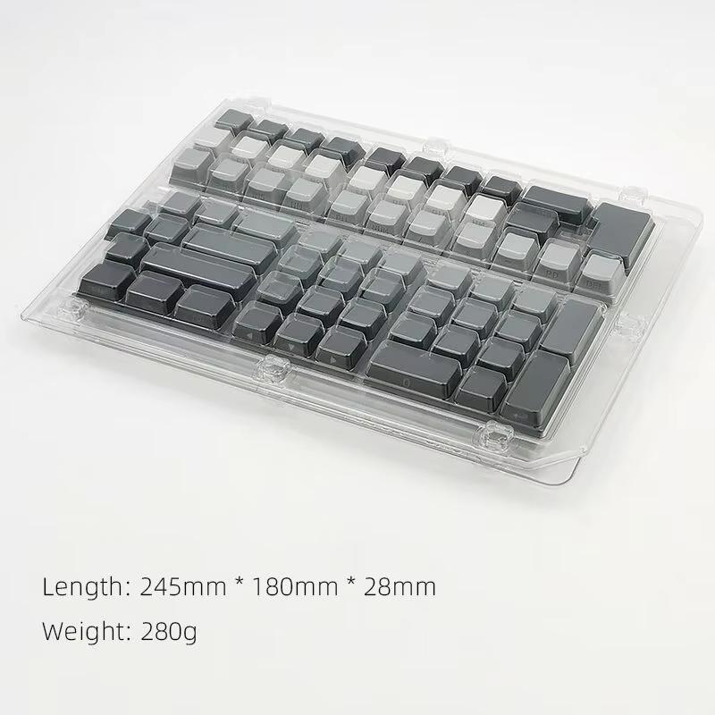133-Key Custom PBT Keycaps Top-Selling Global Gaming Mechanical Keyboard with Polar Day Gradient Side Engraving