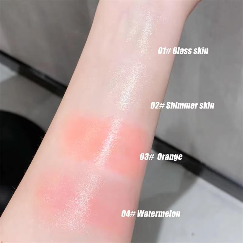 Glass Skin Highlighter Stick Natural Water Light Face Clear Shining Highlighter Contour Blusher Brightening Face Korean Makeup