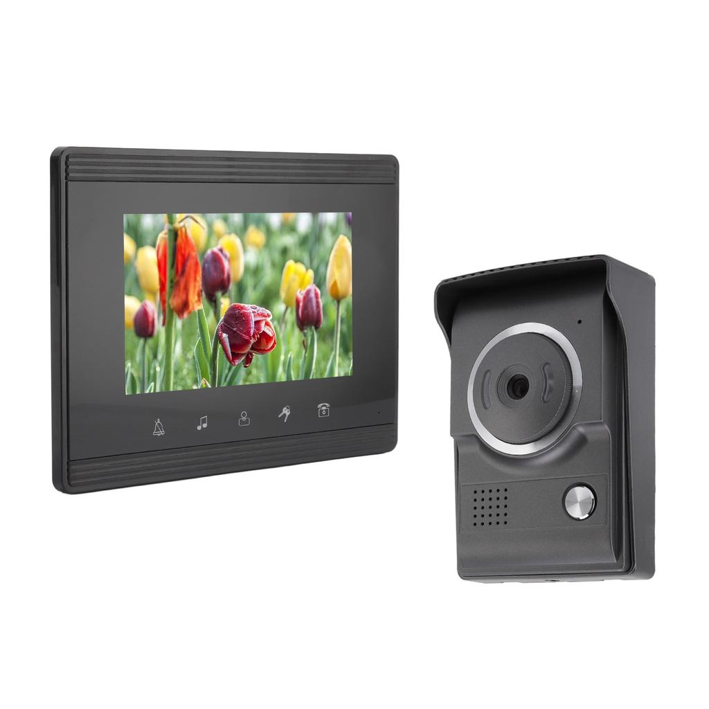 100?240V HD Outdoor Video Door Bell Doorbell Camera With LCD Display Video Intercom for Home