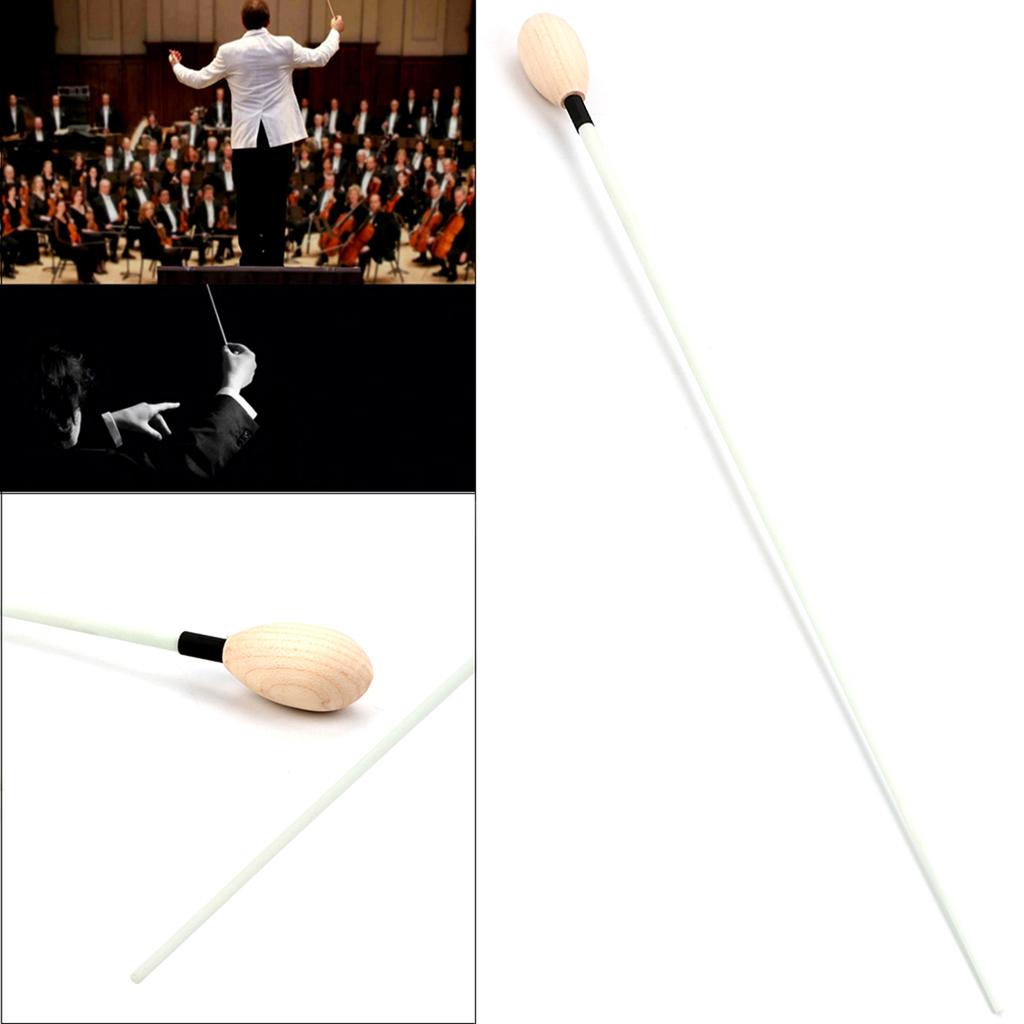 Music Conductor Baton, Wood Handle Music Baton Stick for Symphony Leader Choral Director Accessories Musical Instrument