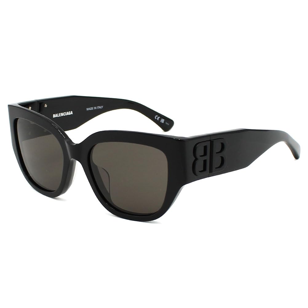 Balenciaga Asian Unisex BB0323SK-001 Sunglasses, Fit, Men's, Women's,