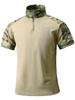 Summer Quick-Dry T-Shirt & Durable Work Pants Set for Outdoor Military Training or Security