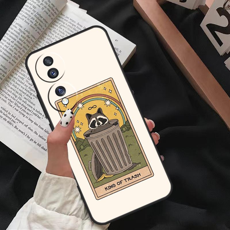 

Raccoon Art Tarot For Honor Magic 5 6 7 8 Pro Case For Honor 200 400 70 90 Lite X8c X8b X9a X9b X9c X9d Win RT Honor Magic8 Lite