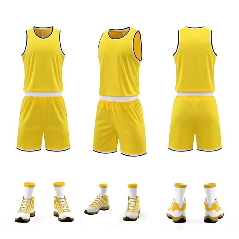 Unisex Summer Basketball Team Jersey & Shorts Set for College Students