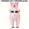 Pig Cosplay Adult Inflatable Costume For Halloween Parties Performances Stage