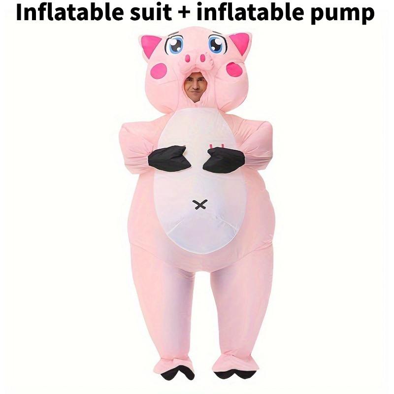 Pig Cosplay Adult Inflatable Costume For Halloween Parties Performances Stage