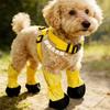 Breathable Dog Suspender Boots Waterproof Pets Paws Protector Anti-Slip Dog Shoes  Rain Day