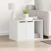 Vidaxl Mobile per Lettiera, Bianco, 60X40X40 Cm, Materiale a Base di Legno