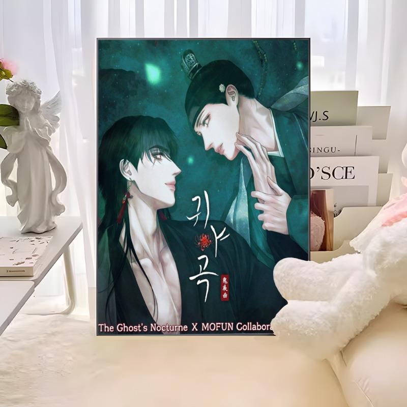 Ghost Nocturne Anime Classic Vintage Posters Whitepaper Prints Posters Artwork Kawaii Room Decor