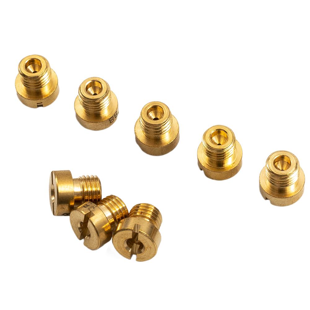 25pcs Main Jet Set 55-115 M6 For Dellorto & For Mikuni Carburetors 6mm Main Jet Set Motorcycle Equipments Parts