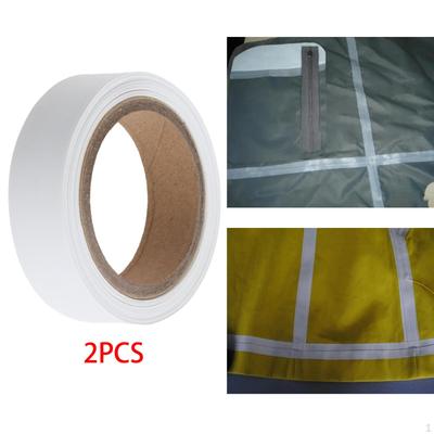 15M Seam Sealing Tape Waterproof PU Coated Fabric Tent Repair , White
