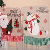 Santa Claus Christmas Chair Cover Cloth Wear for Chairs Dinner Chair Seat Cover  Restaurant