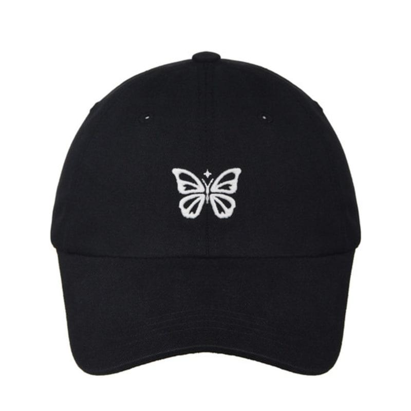 

NICK&NICOLE MINI BUTTERFLY BLINK BALL cap_black white FREE