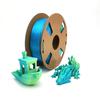 1KG 1.75mm PLA Silk Dual Color 3D Printer Filament Multiple Extruded Plastic Rods Including PETG Nylon Available Materials PPA