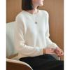 Fanzhen Women's 100% Wool Thickened Loose Sweater