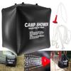 40L Solar Heated Outdoor Shower Bag - Waterproof PVC for Camping and Bathing