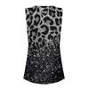 Women Summer Sleeveless Casual Floral Printed O-Neck T-Shirt Tops Blouse
