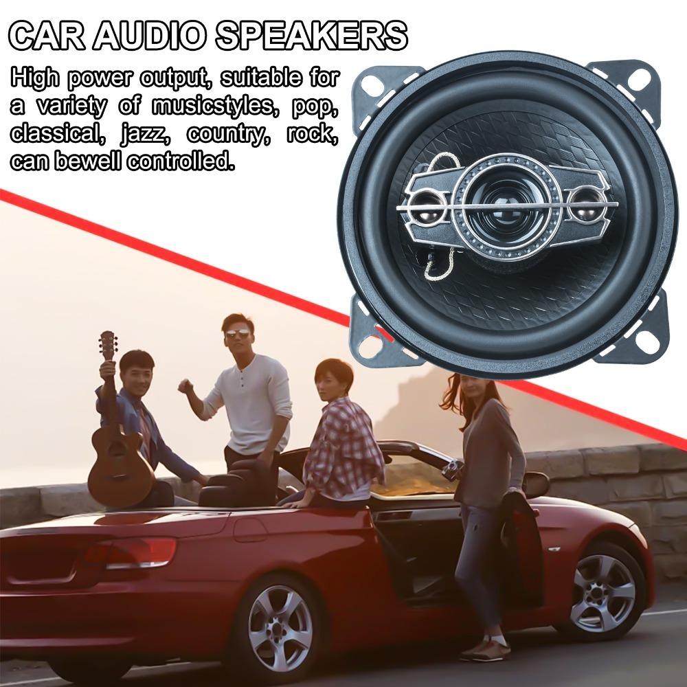 2 Stücke 4 Zoll 160W (2 x 80 W) 4-Wege-Auto-HiFi-Koaxiallautsprecher Autotür Auto Audio Musik Stereo Vollständige Palette Frequenz Lautsprecher