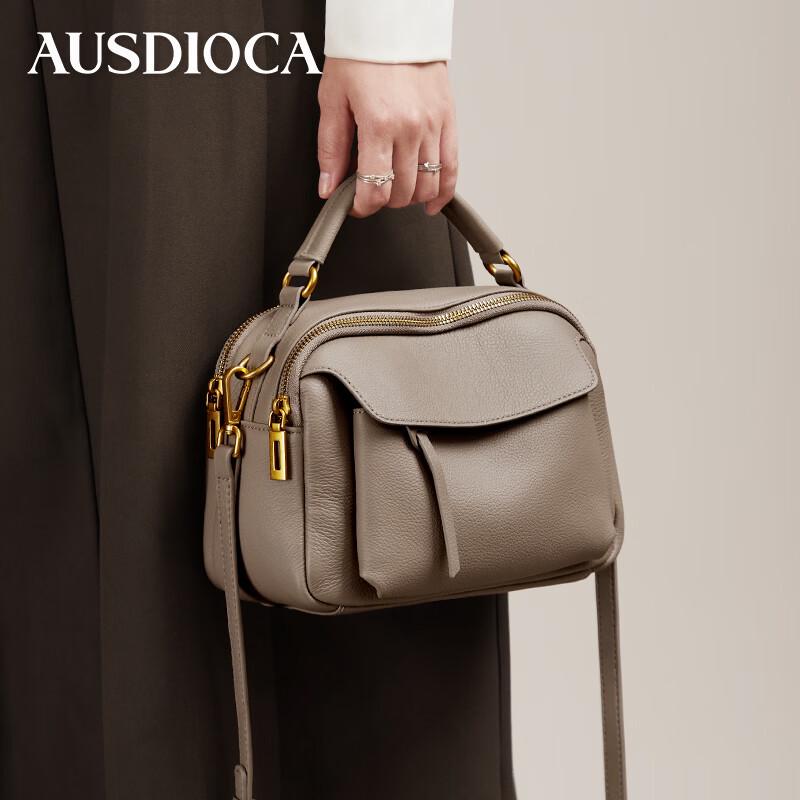

Aodijia 2026 Women s Genuine Leather Commuter Crossbody Bag