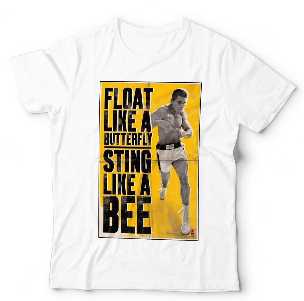 T-shirt Muhammad Ali Unisex Vola Come una Farfalla Leggenda del Pugilato Il Più Grande