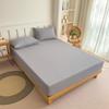 Solid Color Brushed Bed Sheet Dustproof Bed Cover Mattress Protector