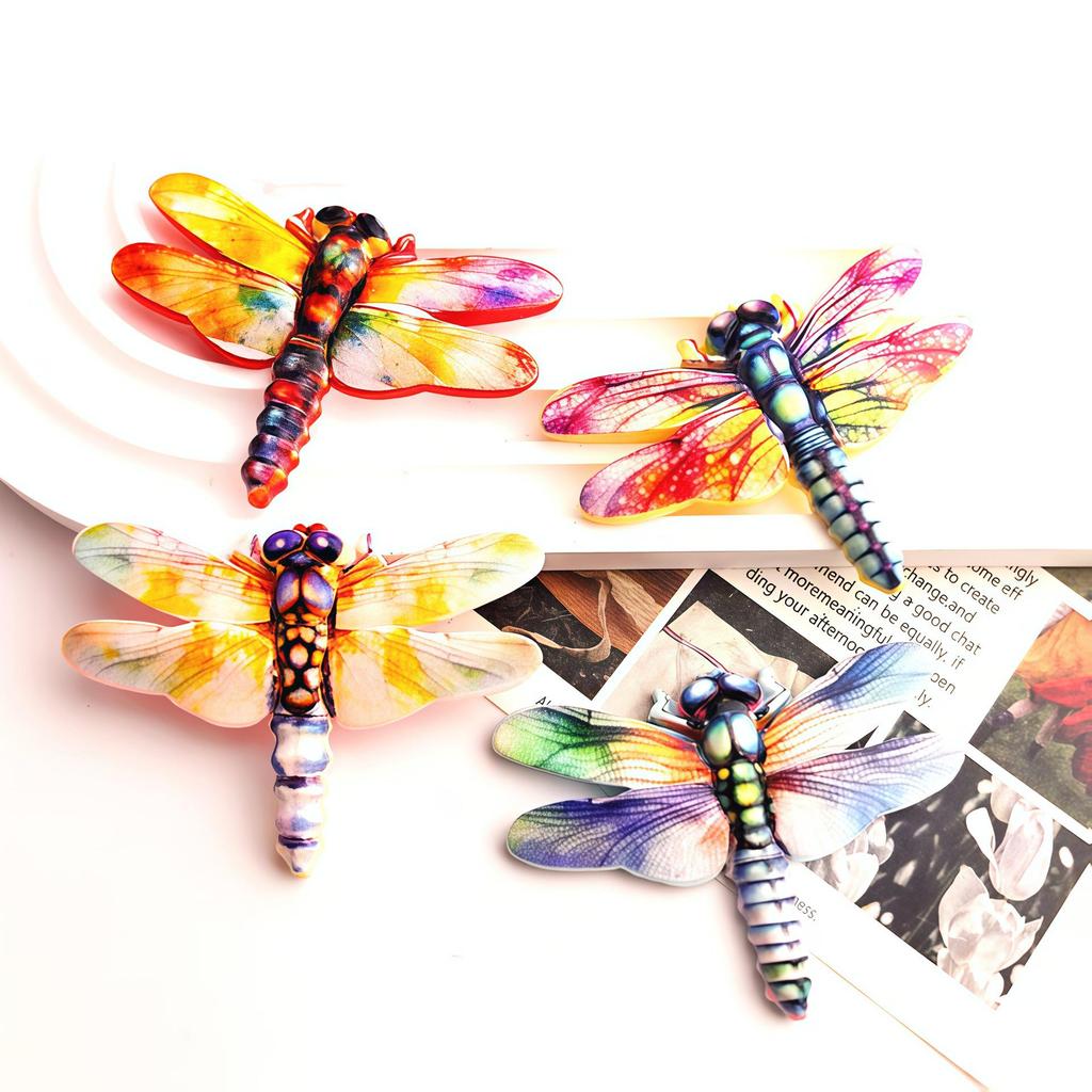 Gradient Dragonfly Resin Accessories for Jewelry, Hair, and Phone Cases