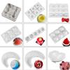 Fruit Silicone Cake Mold Heart Geometry Chocolate Ice Cube Biscuit Jelly Mould DIY Cloud Moon Pudding Baking Set Birthday Gifts