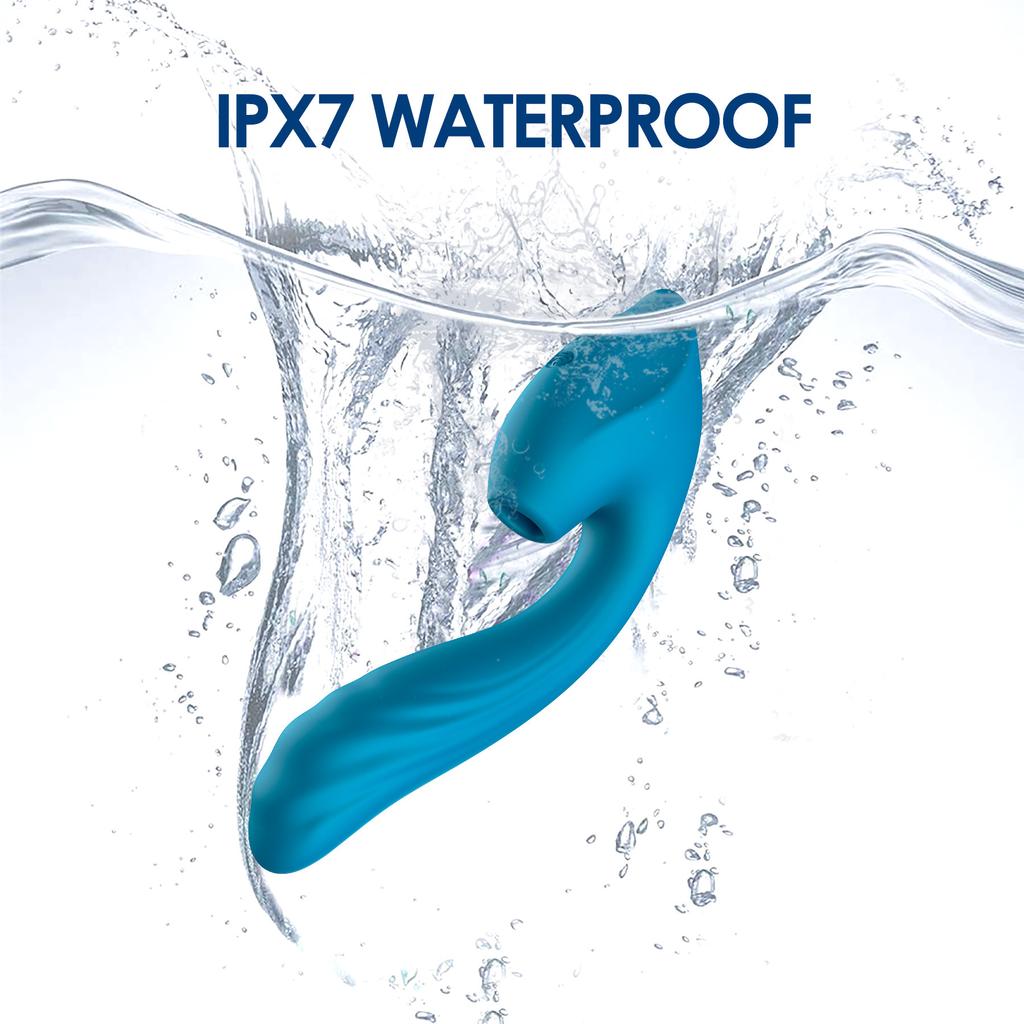 3 IN1 Adult Toys G-spot Clitoral Stimulator with 7 Penetrations 10 Vibrations and 10 Sucking Clitoral Nipple Anal Stimulation Adult Sex Toys