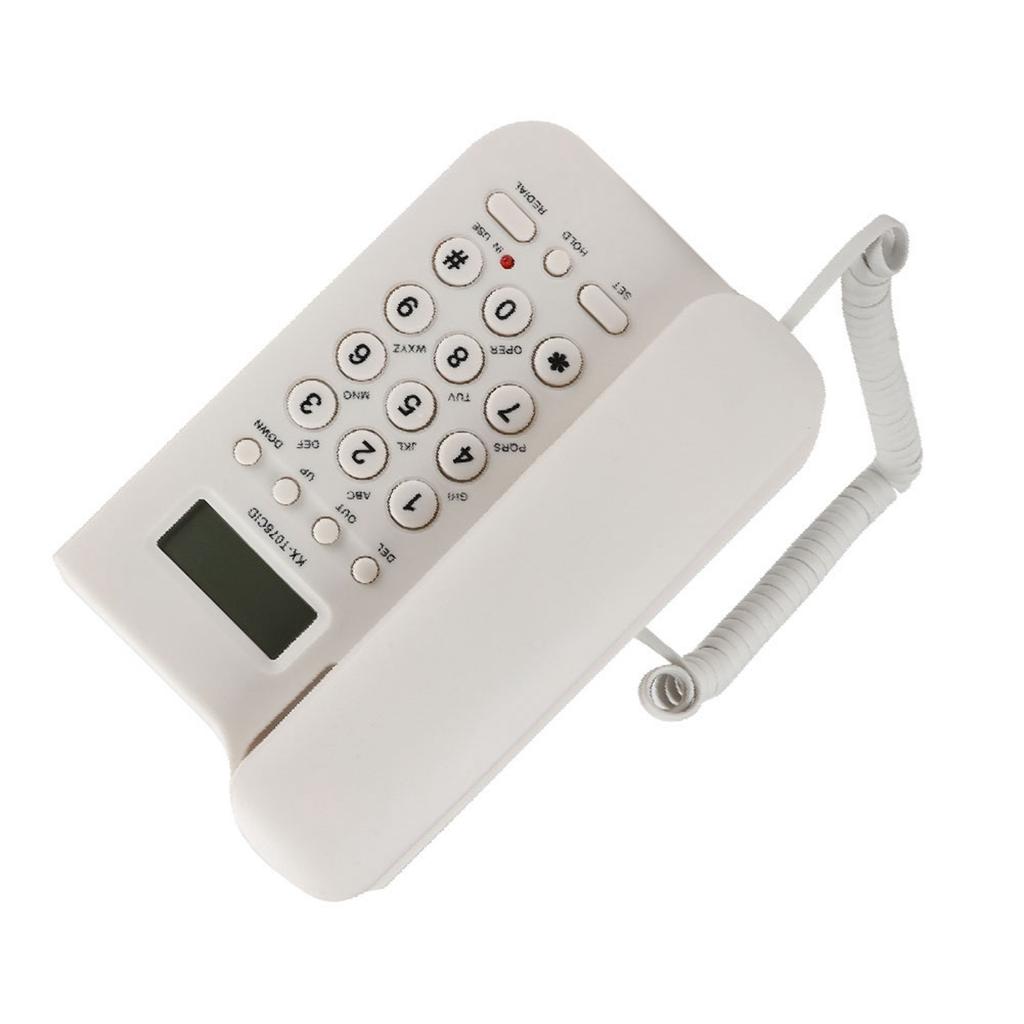 KX T076 Wired English Landline Home Office Telephone (UK Telephone Line with Random Color)