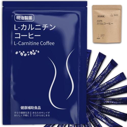 

Meiji Pharmaceutical L-Carnitine Coffee Slim Instant Coffee Stick Powder (3g x 20 packets) with Inulin, Whey Protein, Chlorogenic Acid, Coconut Shell