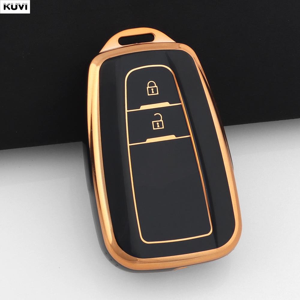 2 3 4 Buttons Hot TPU Car Key Case Fob Keychain Shell For Toyota CHR Camry Corolla RAV4 Highlander C-HR Prius Land Cruiser Prado