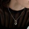 Love Lock Heart Necklace_VH25NNNE108V