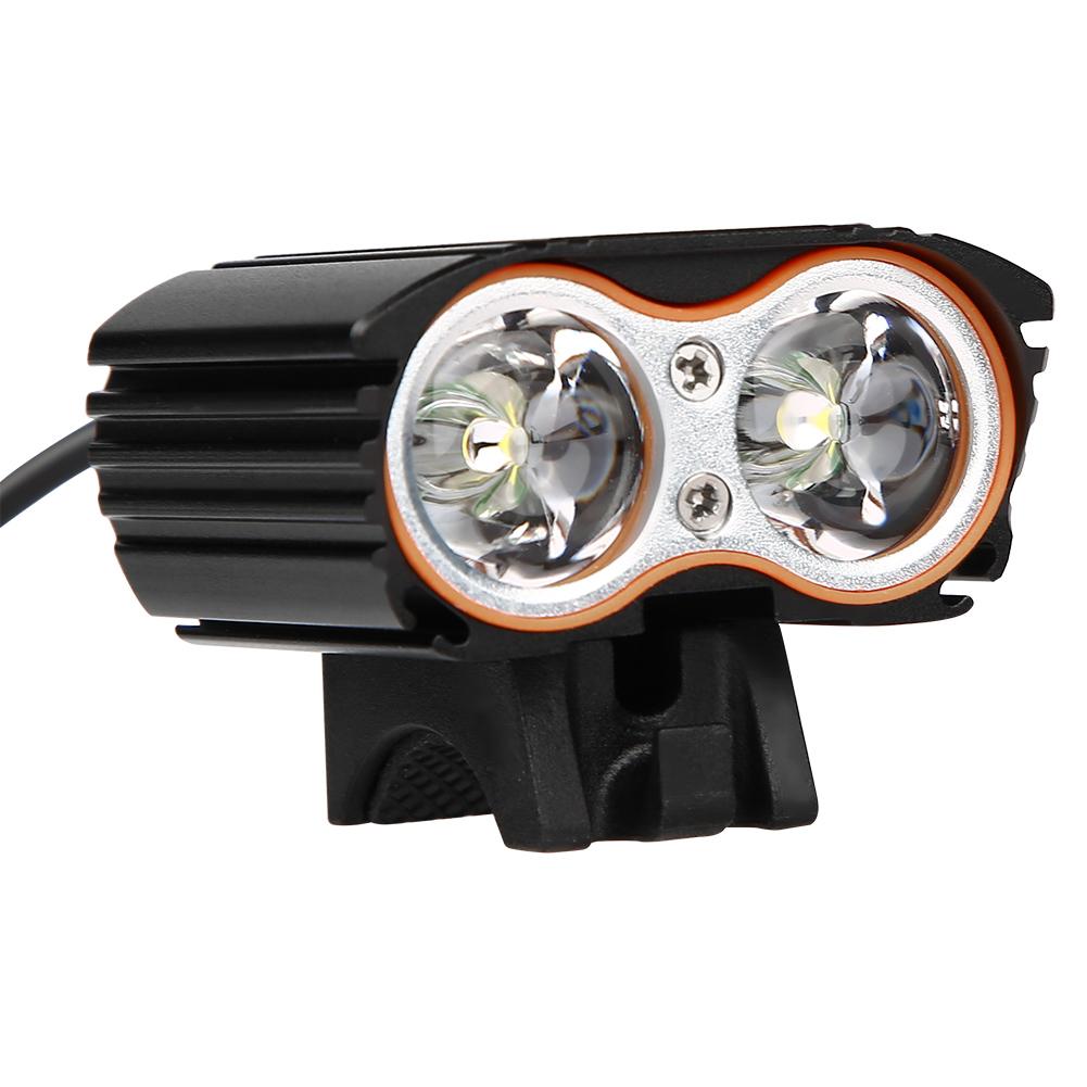 Bright LED 2000LM USB Bike Hdlight Front Light Lamp for Night Cycling
