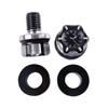 Rear View Screws Motorcycle Decorative Accessory Aluminum Hole Plugs for Most Motorbike Scooter